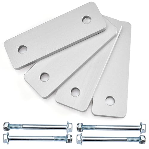 Rear Lift Kit for Club Car, 4 pcs 1' Extended Shackles and 4 pcs Bolts Fit for Club Car Precedent Gas Electric Golf Carts 2004 - UP