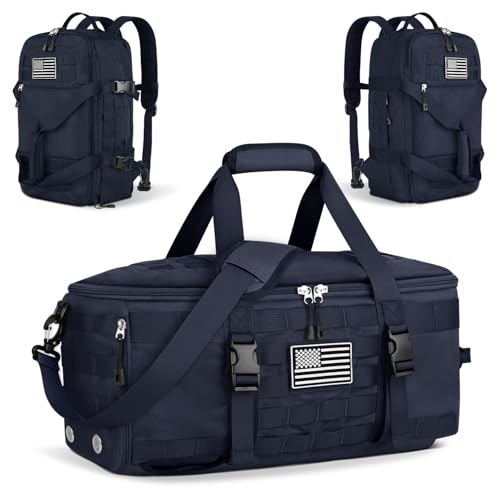 Image of Gym Bags for Men, Military Travel Duffle Bag with Shoe Compartment