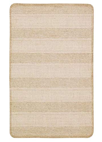 Tapis tissé en jute et coton 80 x 50 cm Cover