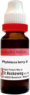 Dr. Reckeweg Phytolacca Berry Q Mother Tincture Homeopathic Medicine (Buy 3 GET 1 Free)
