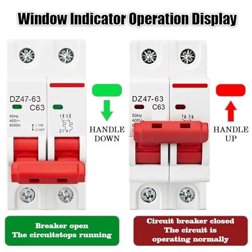 Disyuntor DZ47 4P 3A interruptor de circuito CA para protección de hogar 5