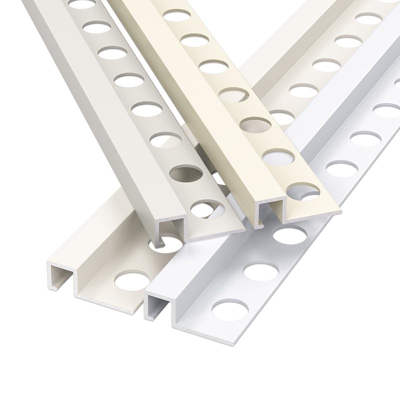 Profilé aluminium angle L 0,9m pour ruban LED encastré sans joint mural
