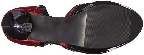 Women's Shoes 4 Inch Heel Pointy Toe Pump (Burgundy;6)