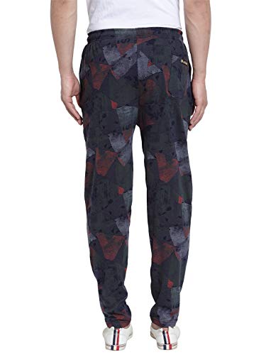Image of UZARUS Men's Cotton Gym Sports Night Wear Track Pants with 2 Zipper Pockets - Pack of 2