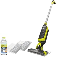 Shark VACMOP Cordless Hard Floor Vacuum Mop, Includes 2 Disposable Pads and 12 Ounces Solution, Charcoal Gray, VM180