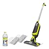 Shark VACMOP Cordless Hard Floor Vacuum Mop Includes 2 Disposable VACMOP Pads and a 12oz VACMOP Solution, Charcoal Gray, VM180
