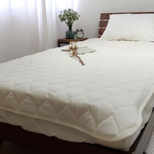 敷きパッド 紀州ネルでつくる日本製コットン敷パッド セミダブル