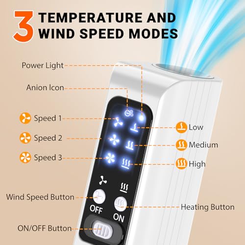 image for Fujoyia Pet Hair Dryer, Dog Dryer 1000W Powerful Blower with Hanging N