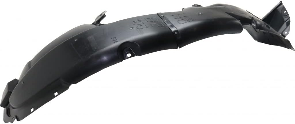 For Kia Soul 2017 2018 2019 Fender Liner Passenger Side | Front | Made of PP Plastic | CAPA Certified | Replacement For KI1249150, KI1249150C | 86812B2500