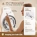 Electric Shower Brush for Body -Wall Mounted Back Scrubber for Shower – Hands-Free Wall-Mounted Design, Back Scrubber for Shower, Easy to Install