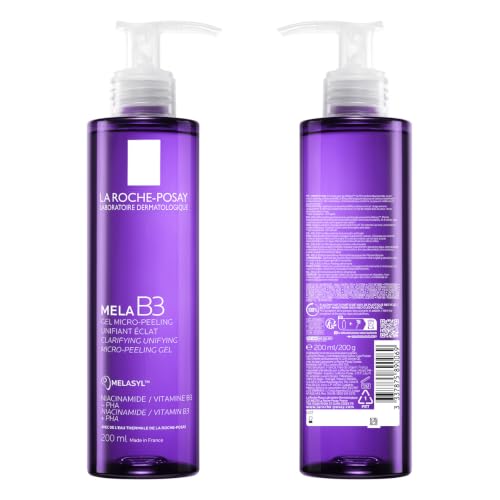 La Roche-Posay, Mela B3 Gel Limpiador, Exfoliante anti manchas, 200 ml
