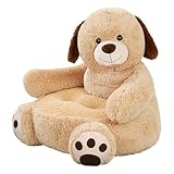 Plüsch-Charakter-Kinderstuhl – Cartoon-Sofa-Sessel, Weiches Plüschmaterial, Dekorative Möbel, Bequeme Sitzgelegenheiten, Niedliches Spielzimmer-Zubehör | Gemütlicher Stuhl Für Wohnzimmer, Balkon, Schl