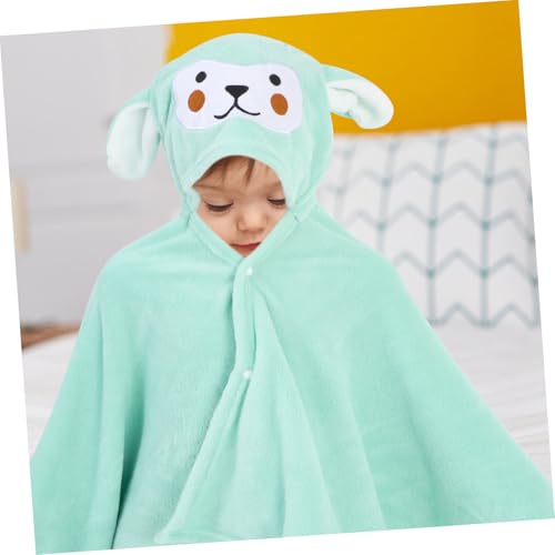 Hooded Bath Towel Poncho Soft Coral Fleece Cute Animal Design Absorbent Quick Dry for Bath Beach Pool Bathrobe for Boys4