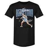 500 LEVEL Jelena Ostapenko Player Name Men's Premium T-Shirt (Tri Black, Small)