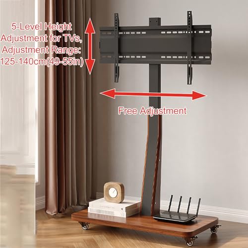 Soporte móvil para TV de 32-75 pulgadas con ruedas miniatura 3