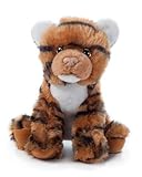 The Petting Zoo Tiger Stuffed Animal Plushie, Gifts for Kids, Wild Onez Babiez Zoo Animals, Orange Tiger Plush Toy 6 inches