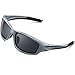 Torege Polarized Sports Sunglasses For Man Women Cycling Running Fishing Golf TR90 Unbreakable Frame TR011 (Gray&Gray lens)