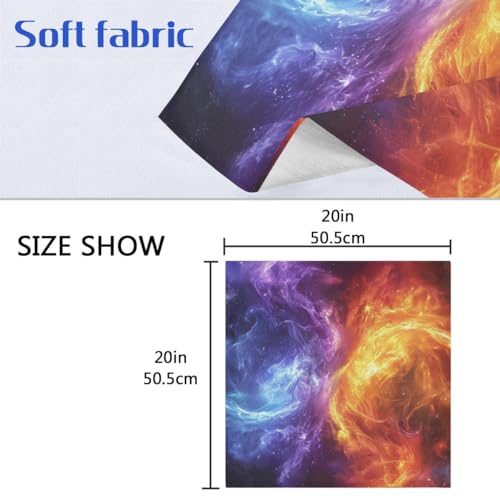 Servilletas de tela Fire and Ice 20 x 20 pulgadas 6 pcs miniatura 2