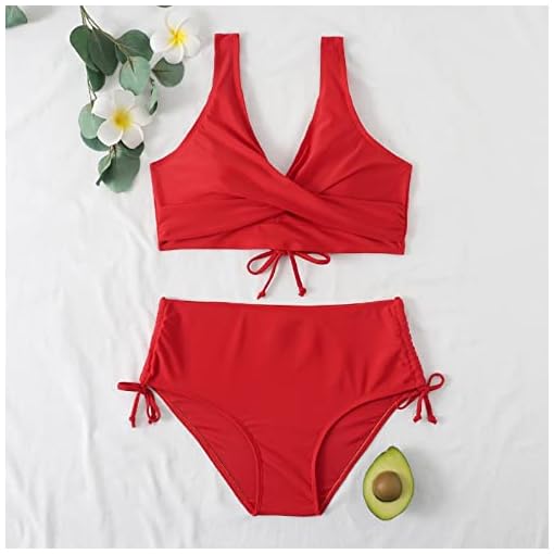 Jarseila Dames badpak crossover bikini set tweedelig dames elegant hoge taille badmode V-hals push-up bikini - Image 5