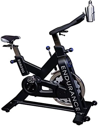 Body-Solid Endurance (ESB250) Indoor Cycling Bike - Heavy-Duty Frame, 44lb Flywheel, Road Style Pedals, Adjustable Seat and Handlebars, Transport Wheels image 5
