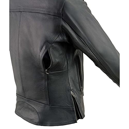 Image of Milwaukee Leather Women's 'Sporty and Elegant' Scooter Style Motorcycle Leather Rider Jacket