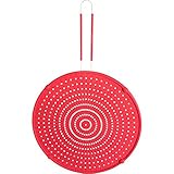 Anti-Projection Baumalu Couvercle anti projection SILICONE coloris rouge 32 x 50 cm