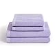 herzbach home - Spa Kollektion - Handtücher und Duschtücher Set 100% Baumwolle (Lavendel)