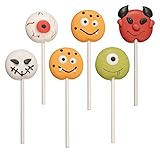 INHALT: Das Set enthält insgesamt 24 gruselige Halloween-Monster. 4x Skelett (100x35mm), 4x Auge (100x35mm), 8x Gruselgesicht (100x35mm) und 4x Teufel (100x35mm)