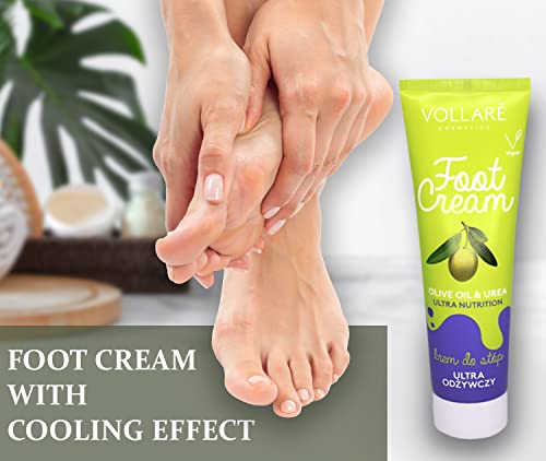 Verona Products Professional Foot Cream For Dry Cracked Feet & Heels With Urea And Olive Oil, Athletes Menthol Foot Cream Cooling Effect, Nourishing Dry Foot Treatment #TOP4