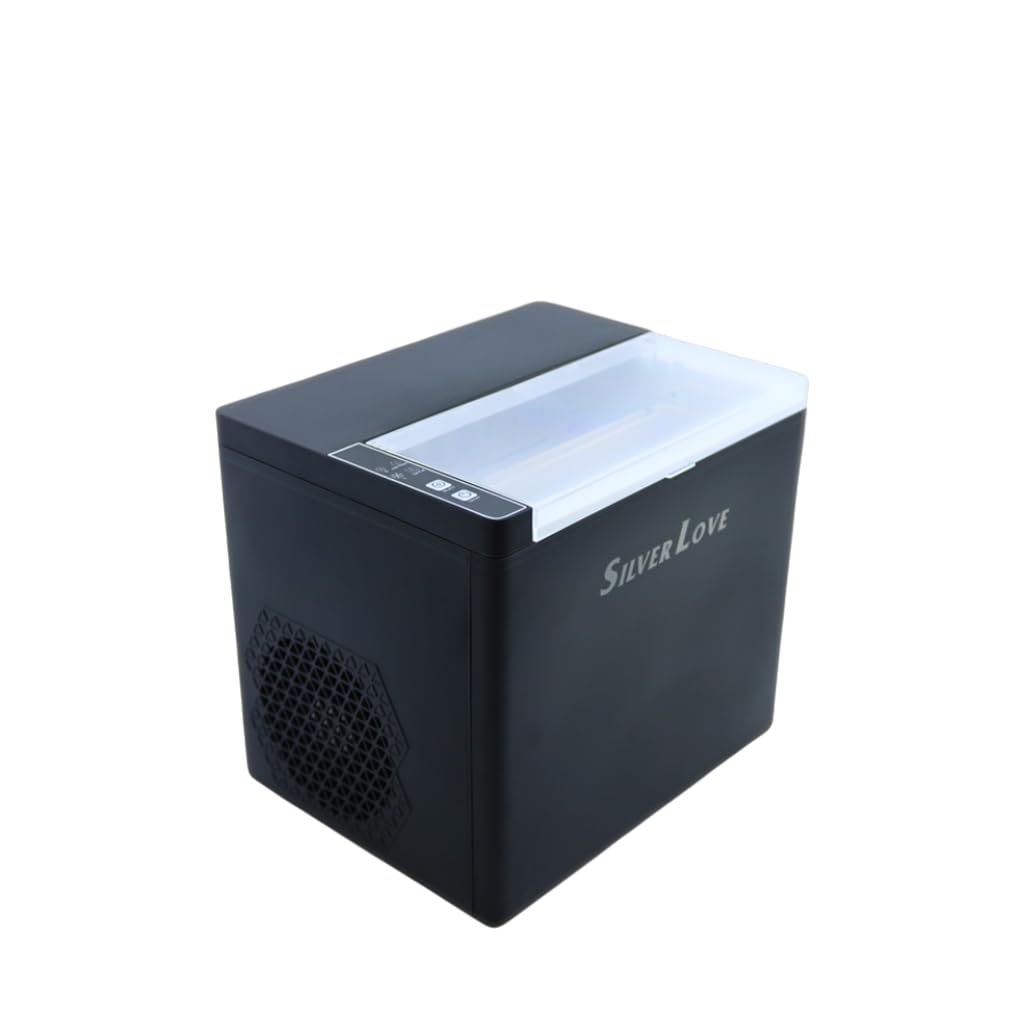 Macchina per il Ghiaccio Cubetti, Macchina per il Ghiaccio con Maniglia Portatile per Casa/Cucina/Ufficio/Bar ice machine