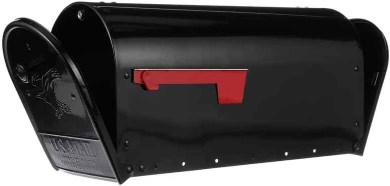 Gibraltar Mailboxes OM160BEC Outback Double Door, Large Capacity Mailbox, Black