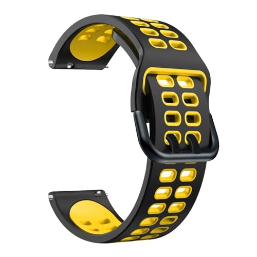 Bracelet de montre compatible Garmin Venu 2 Plus et Venu SQ silicone 20 mm coloré
