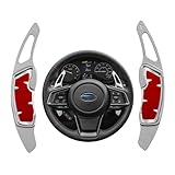 CKE for Subaru Forester Outback XV Crosstrek Impreza Legacy Ascent WRX BRZ Scion FR-S GT86 Accessories Aluminum Sporty Auto Car Paddle Shifter Extension Shift Paddle Cover Trims -Silver