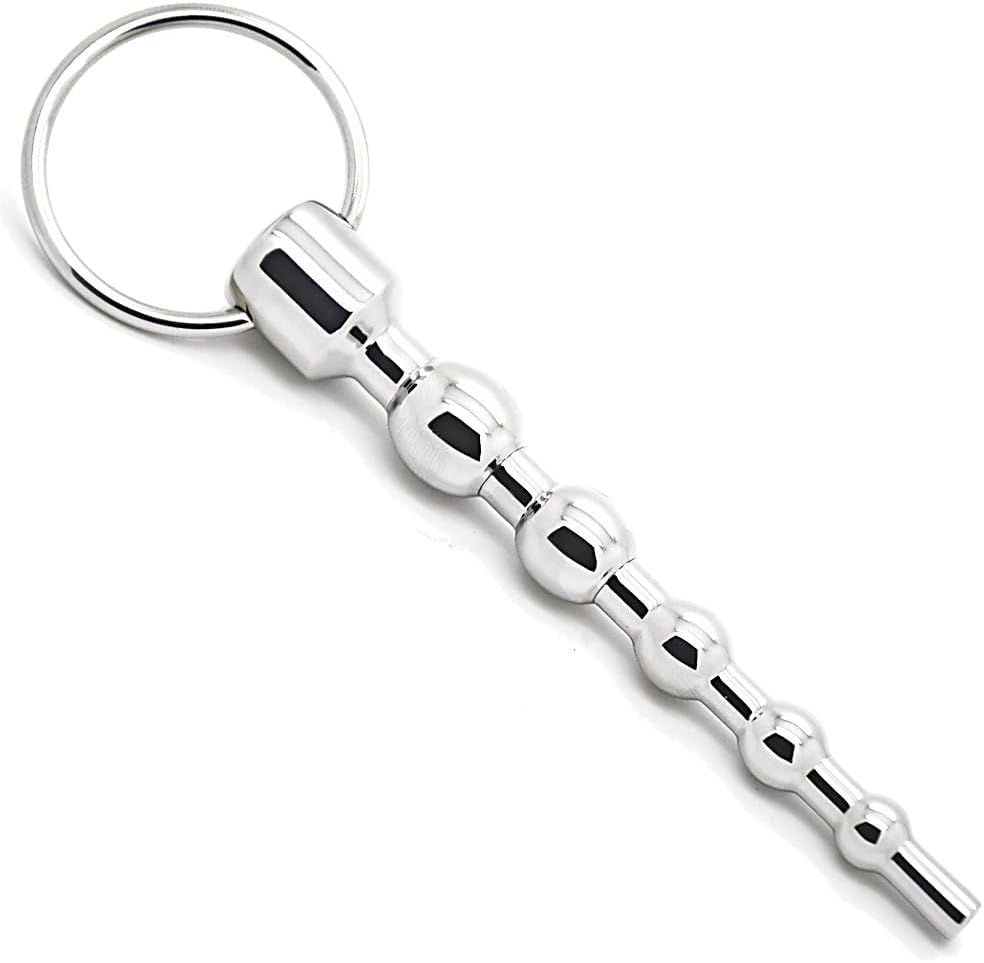 Urethral Stretcher Spike with Through Hole Plug - 5 Inches Long