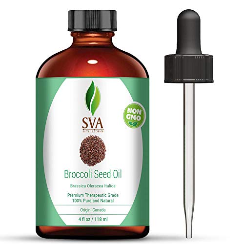 SVA Organics Broccoli Seed Oil 4 Oz 100% Pure & Natural, Authentic & Premium Therapeutic Grade Oil f - //coolthings.us
