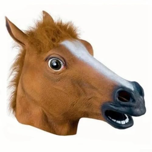 Masque de cheval en vinyle léger avec design respirant et ajustement réglable pour plus de confort (tête de vache)