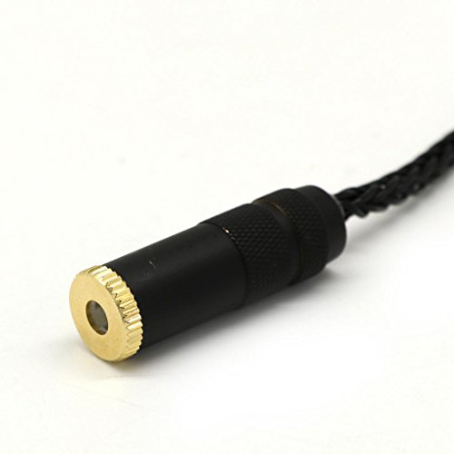 Image of 4.4mm Balance Male Plug To 6.35mm Balance Female (4.4mm To 6.35mm) Black