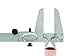 General Tools Metric and English Vernier Caliper #722, Machined Steel, Pack of 1