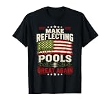 Make Reflecting Pool Great Again Team Algae American Flag T-Shirt