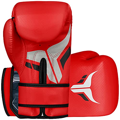 Mytra Fusion Boxing Gloves For Men, Women & Junior Training, Punching Bag, Sparring, Kickboxing, Fighting, Muay Thai, Bag Gloves (Red, 8-Oz) #TOP1