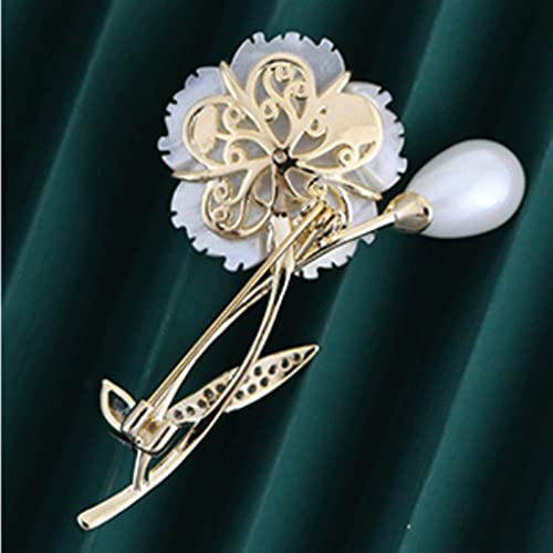 Broches florales roses, finis les décolletés mal ajustés - 4