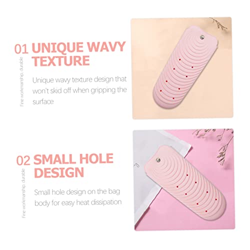 Funda resistente al calor para rizador de cabello y plancha, almohadilla de silicona, portátil y fácil de limpiar miniatura 3