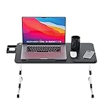 ROBUST UND STANDFEST - Mit gerade einmal 2,5 kg ist der Computertisch für’s Bett ein richtiges Leichtgewicht. Trotz dessen ist der Tisch sehr robust und bietet auf jedem Untergrund stabilen Halt.