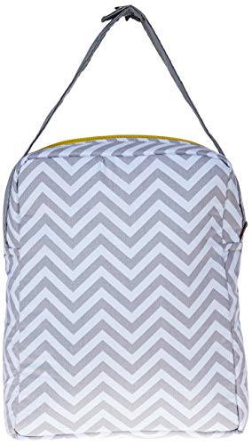 Alan Pierre Baby Chevron Bolsa Termica, Cinza/Amarelo, 7 x 16.5 x 20 cm