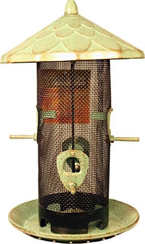 Stokes Select Belle Fleur Wild Bird 2.8 Steel Acorn Bird Feeder 4 Ports