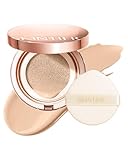 SKINTIFIC Full Coverage Cushion Foundation #00N Natural Porcelain| Satin Glow Finish, Oil-Control & Waterproof, Buildable Tattoo Cover Cushion for All Skin Types