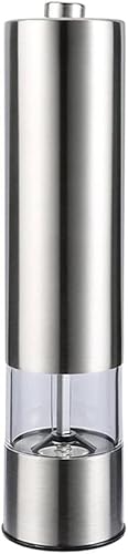 MFYHMY Electric Salt and Pepper Mill Set Automatic Herb Spice Grinder Adjustable Coarseness Gifts Kitchen Gadget (Color : 1pcs)