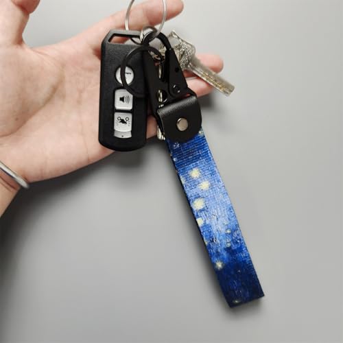 Image of 2Pcs Motorcycle Keychain Motorcycle Key Tag JDM Jet Tag Keychain Heavy Duty Wrist Lanyard Keychain for Car,Motorcycle