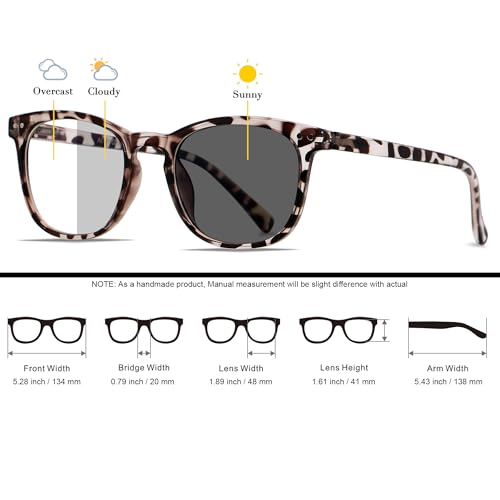 ANDWOOD Photochromic Sunglasses for Women Men UV Protection Blue Light Blocking Glasses Computer Filter Bluelight Blocker Anti Blue Ray by ANDWOOD - Image 5