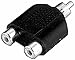 Produktbild E + P GS 18 RCA 2 x RCA Black Cable Interface/Gender Adapter  Cable Interface/Gender Adapter (RCA, 2 x RCA, Male/Female, Black)
